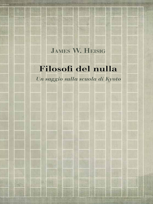 Title details for Filosofi del nulla by James W. Heisig - Available